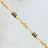 Pulso Rústico 4.55gr / 21.5cm / Oro Amarillo 18K