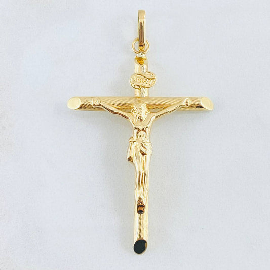 Dije Cruz Cristo 2.45gr / 5.8cm / Oro Amarillo 18K