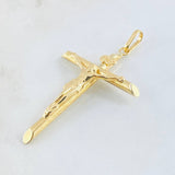 Dije Cruz Cristo 2.45gr / 5.8cm / Oro Amarillo 18K