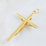 Dije Cruz Cristo 2.45gr / 5.8cm / Oro Amarillo 18K