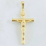Dije Cruz Cristo 3gr / 5.8cm / Oro Amarillo 18K