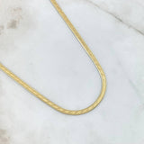 Cadena Serpiente Escamada 8.55gr / 45cm / 3.4mm Oro Amarillo +3 18K ©