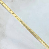 Cadena Serpiente Escamada 8.55gr / 45cm / 3.4mm Oro Amarillo +3 18K ©