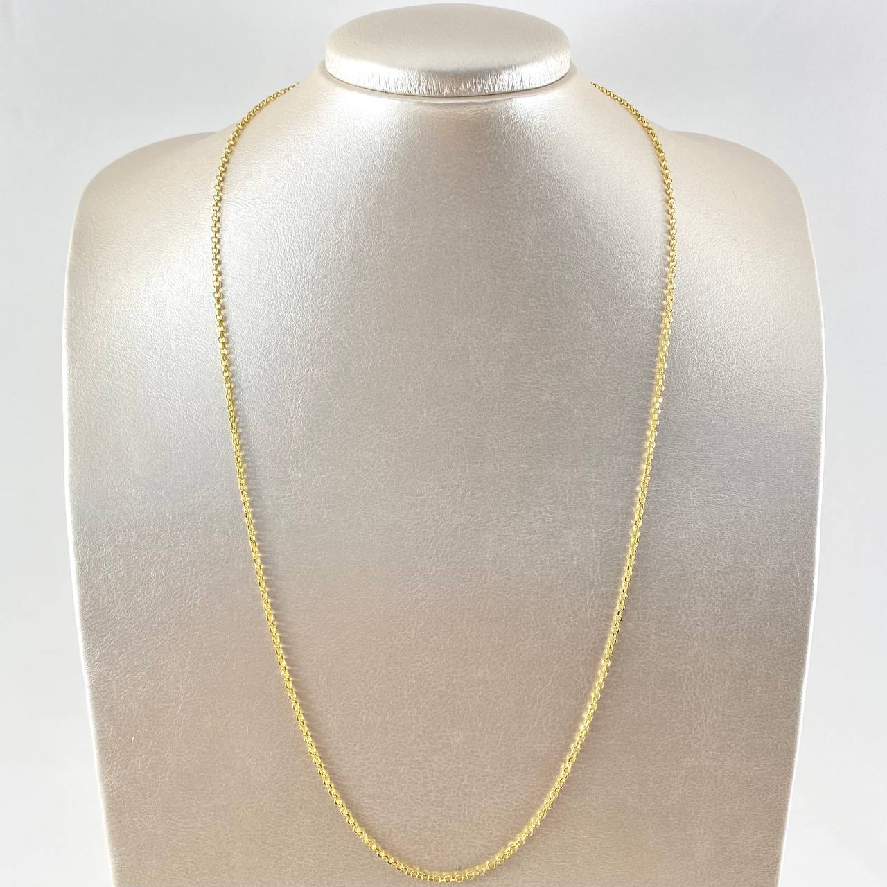 Cadena Roll-On 2.65gr / 60cm / 2mm Oro Amarillo +3 18K *