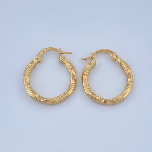 Candongas Mai 1.2gr / 1.8cm / Oro Amarillo 18K &