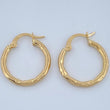 Candongas Sandra 1.3gr / 2cm / Oro Amarillo 18K &