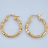 Candongas Sandra 1.3gr / 2cm / Oro Amarillo 18K &