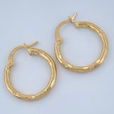 Candongas Sandra 1.3gr / 2cm / Oro Amarillo 18K &