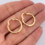 Candongas Sandra 1.3gr / 2cm / Oro Amarillo 18K &