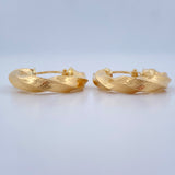 Candongas Tori 2.95gr / 2.2cm / Oro Amarillo 18K &