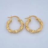 Candongas Nana 1.65gr / 2.8cm / Oro Amarillo 18K &