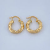 Candongas Isis 1.45gr / 1.6cm / Oro Amarillo 18K &