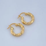 Candongas Isis 1.45gr / 1.6cm / Oro Amarillo 18K &