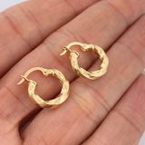 Candongas Isis 1.45gr / 1.6cm / Oro Amarillo 18K &
