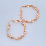Candongas Tata 2.95gr / 3.6cm / Oro Rosa 18K &