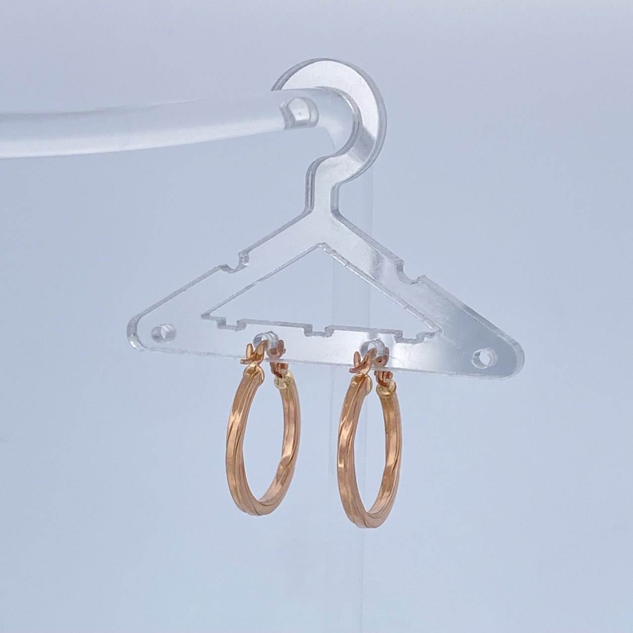 Candongas Osiris 1.55gr / 2.3cm / Oro Rosa 18K &