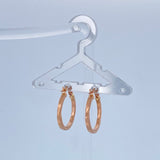 Candongas Osiris 1.55gr / 2.3cm / Oro Rosa 18K &