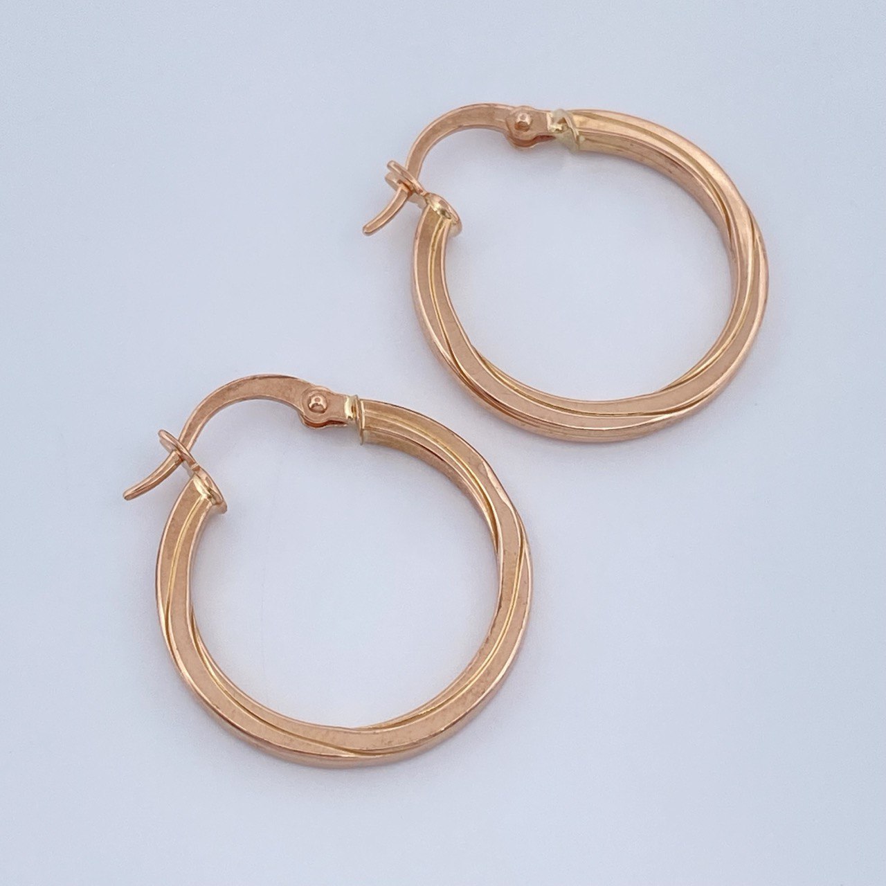 Candongas Osiris 1.55gr / 2.3cm / Oro Rosa 18K &