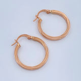 Candongas Osiris 1.55gr / 2.3cm / Oro Rosa 18K &