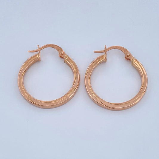 Candongas Osiris 1.55gr / 2.3cm / Oro Rosa 18K &