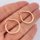 Candongas Osiris 1.55gr / 2.3cm / Oro Rosa 18K &