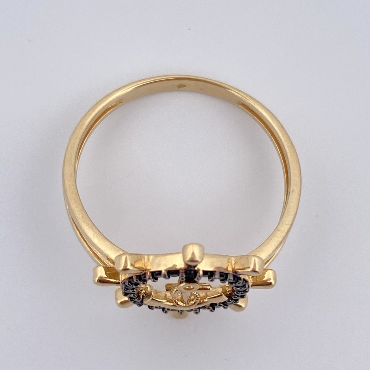 Anillo Timon Ancla 2.75gr / T7 3/4 / Oro 18K &