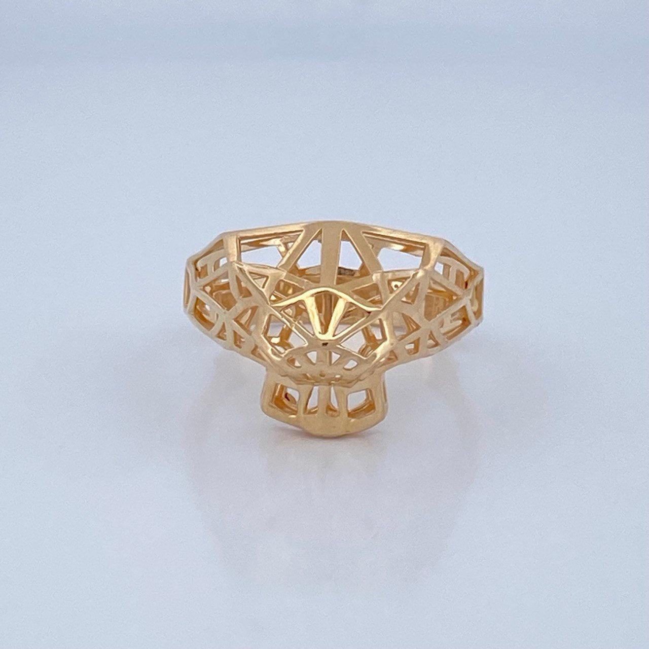 Anillo Pantera Filigrana 3.85gr / T9 1/2 / Oro 18K &