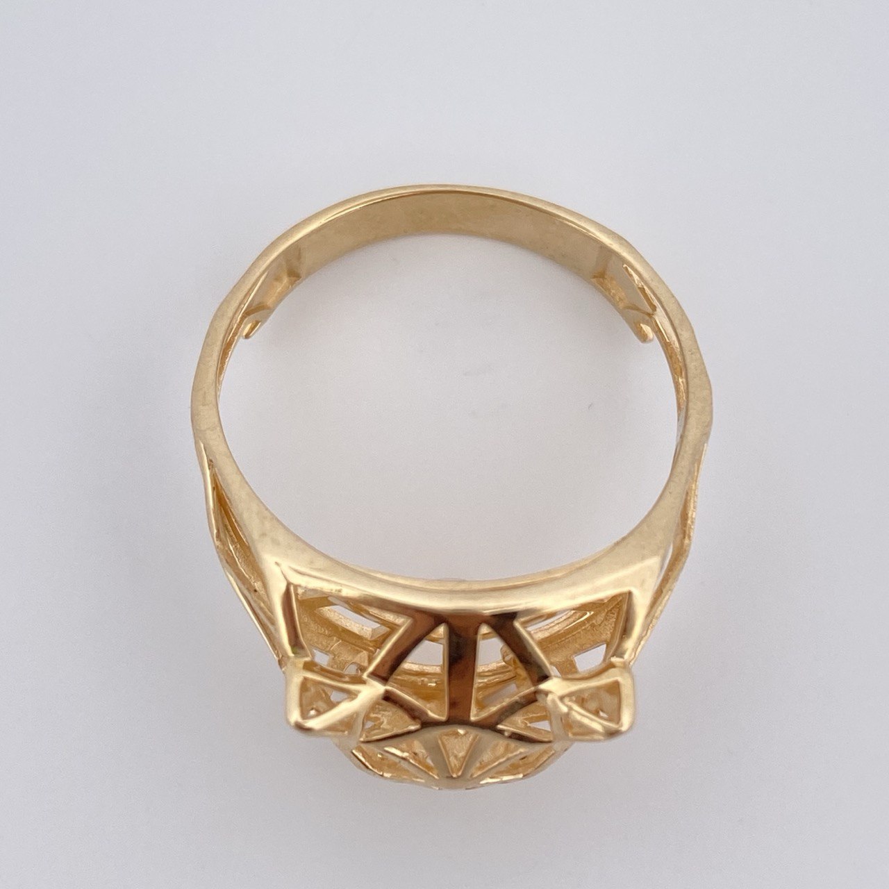Anillo Pantera Filigrana 3.85gr / T9 1/2 / Oro 18K &
