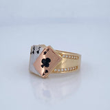 Anillo Cartas 6.95gr / T10 3/4 / Oro 18K &