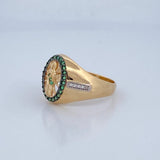 Anillo San Judas Tadeo 5.1gr / T9 / Oro 18K &