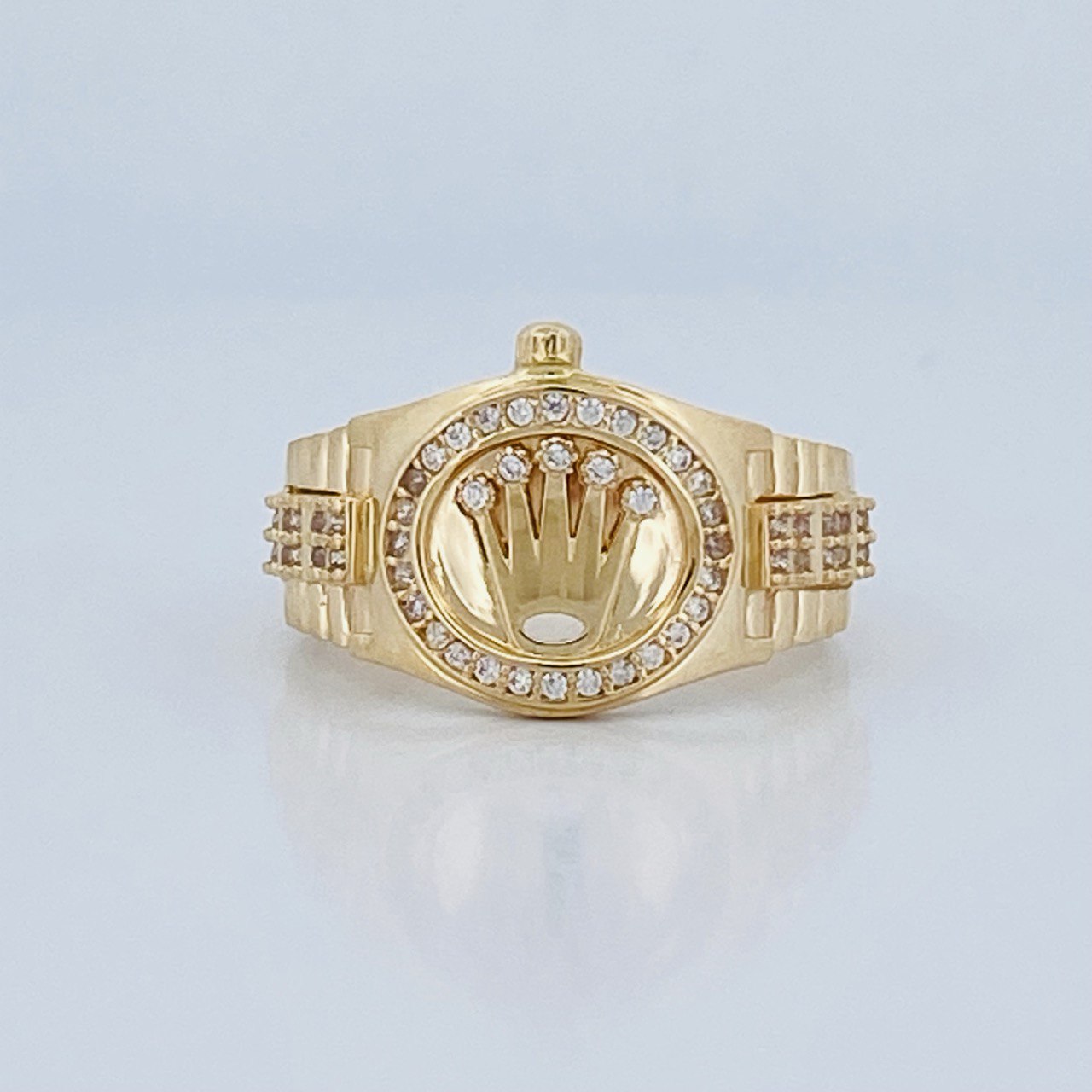 Anillo Correa Corona RX 6.3gr / T10 1/4 / Oro 18K &