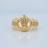Anillo Correa Corona RX 6.3gr / T10 1/4 / Oro 18K &