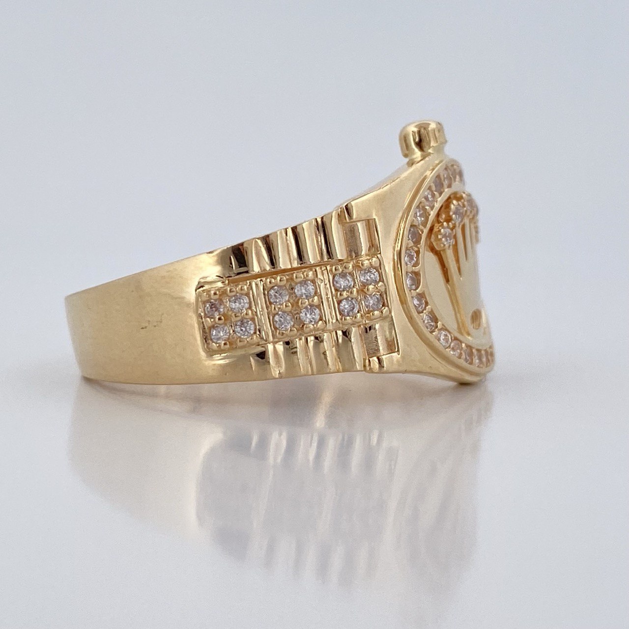Anillo Correa Corona RX 6.3gr / T10 1/4 / Oro 18K &