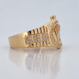 Anillo Correa Corona RX 6.3gr / T10 1/4 / Oro 18K &
