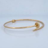 Pulso Aro Clavo 5.15gr / 17.2cm / Oro 18K