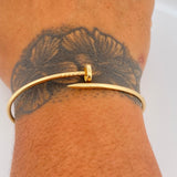 Pulso Aro Clavo 5.15gr / 17.2cm / Oro 18K