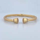 Pulso Aro Entrelazado 13.3gr / 19.6cm / +4 Oro 18K &