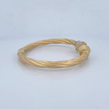 Pulso Aro Entrelazado 13.3gr / 19.6cm / +4 Oro 18K &