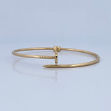 Pulso Aro Clavo 5.15gr / 17.2cm / Oro 18K