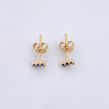 Topos Linea 0.8gr / Zafiros 15 Pts Oro Amarillo 18K (Joya) &