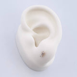 Topos Linea 0.8gr / Diamantes 11 Pts Dos Oros Amarillo Blanco 18K (Joya) &