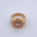 Anillo Corona Rx 8.35gr / T9 1/4 / Oro 18K $