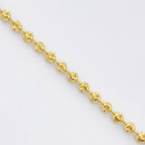 Cadena Militar Media Luna Diamantada 28.3 g / 70.7 cm / 2.8 mm Oro Amarillo 18K