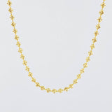 Cadena Militar Media Luna 16.9gr / 70cm / 3mm Oro Amarillo Nac.Esp. 18K