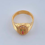 Anillo Virgen De Guadalupe 4.65gr / T7 1/2 / Oro Amarillo 18K &