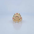 Anillo Indio 7.35gr / T8 3/4 / Oro 18K $