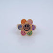 Anillo Trebol Cara Feliz 5.1gr / T6 3/4 / Oro 18K $