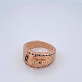 Anillo Cristo 10.7gr / T11 1/4 / Oro 18K $