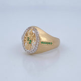 Anillo San Judas Tadeo 6.75gr / T10 1/2 / Oro 18K $