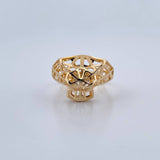 Anillo Pantera Filigrana 3.6gr / T8 1/2 / Oro 18K $
